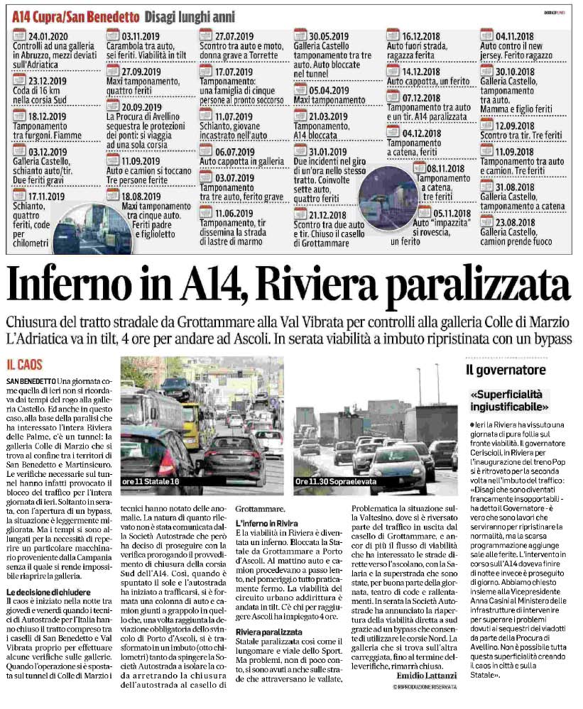 25 gennaio 2020 Corriere Adriatico